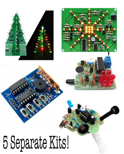 Kits of Kits - 5 Small Electronics Kits